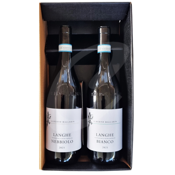 Langhe Nebbiolo & Bianco wijn Geschenk