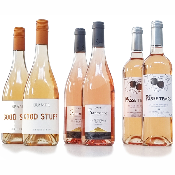 6 flessen Rose Wijnen 