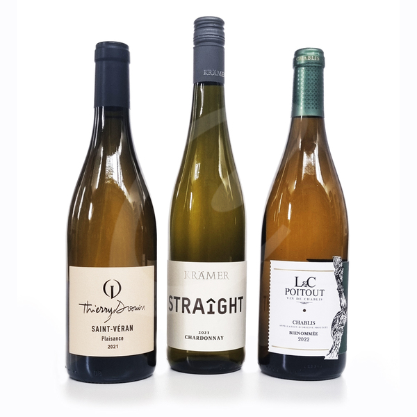3 flessen Chardonnay